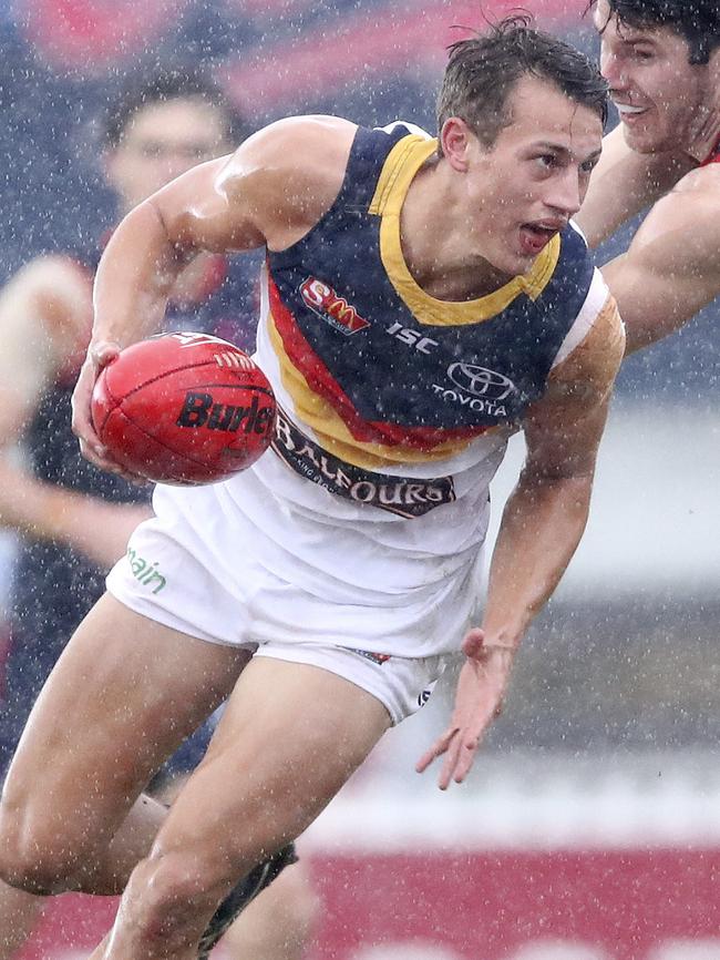 Tom Doedee in action for the SANFL Crows. Picture: Sarah Reed