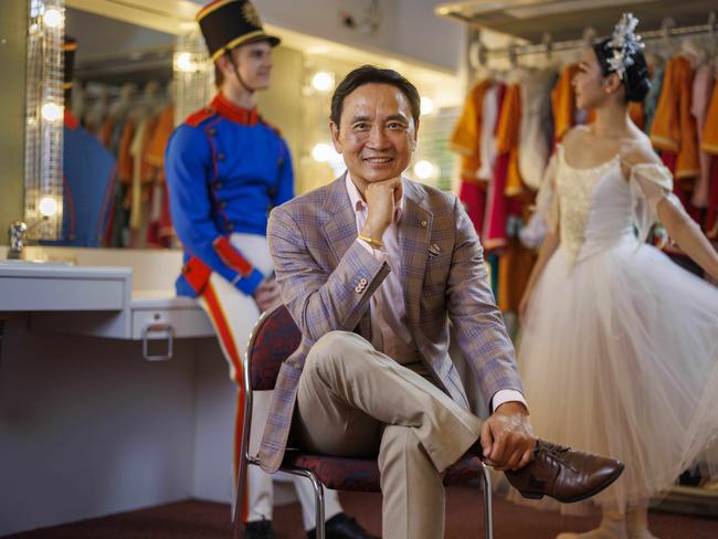 20th December 2023Queensland BalletÃ¢â¬â¢s Li Cunxin in the dressing room ahead of his final bow.Glenn Hunt / The Australian