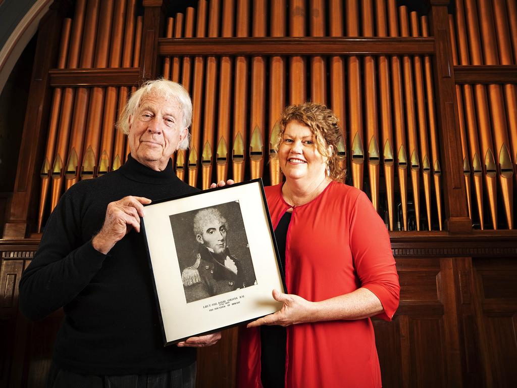 Professor Henry Reynolds, pictured here with his daughter Hobart Mayor Anna Reynolds, says a deeper understanding of our history could help us avoid repeating the mistakes of the past. Picture: CHRIS KIDD