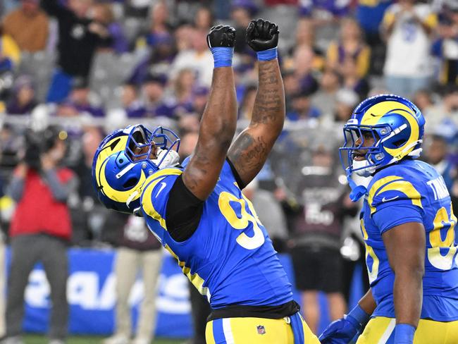 The LA Rams scored a convincing win over the Minnesota Vikings in the NFL’s Divisional Round. Picture: Norm Hall / GETTY IMAGES NORTH AMERICA / Getty Images via AFP