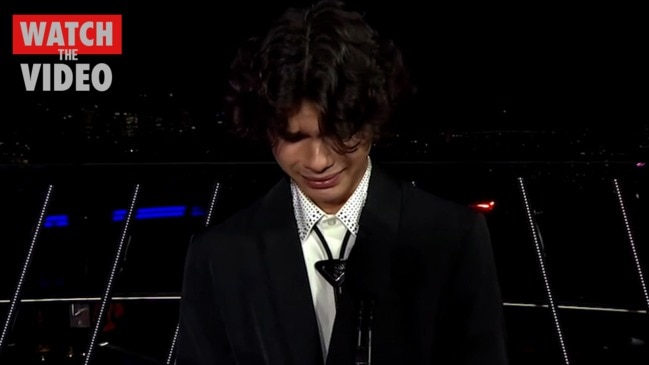 Budjerah's emotional speech at the ARIA's