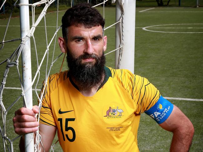 The Macarthur South West United bid is hoping to land former Socceroos captain Mile Jedinak as their marquee player. Picture: Toby Zerna