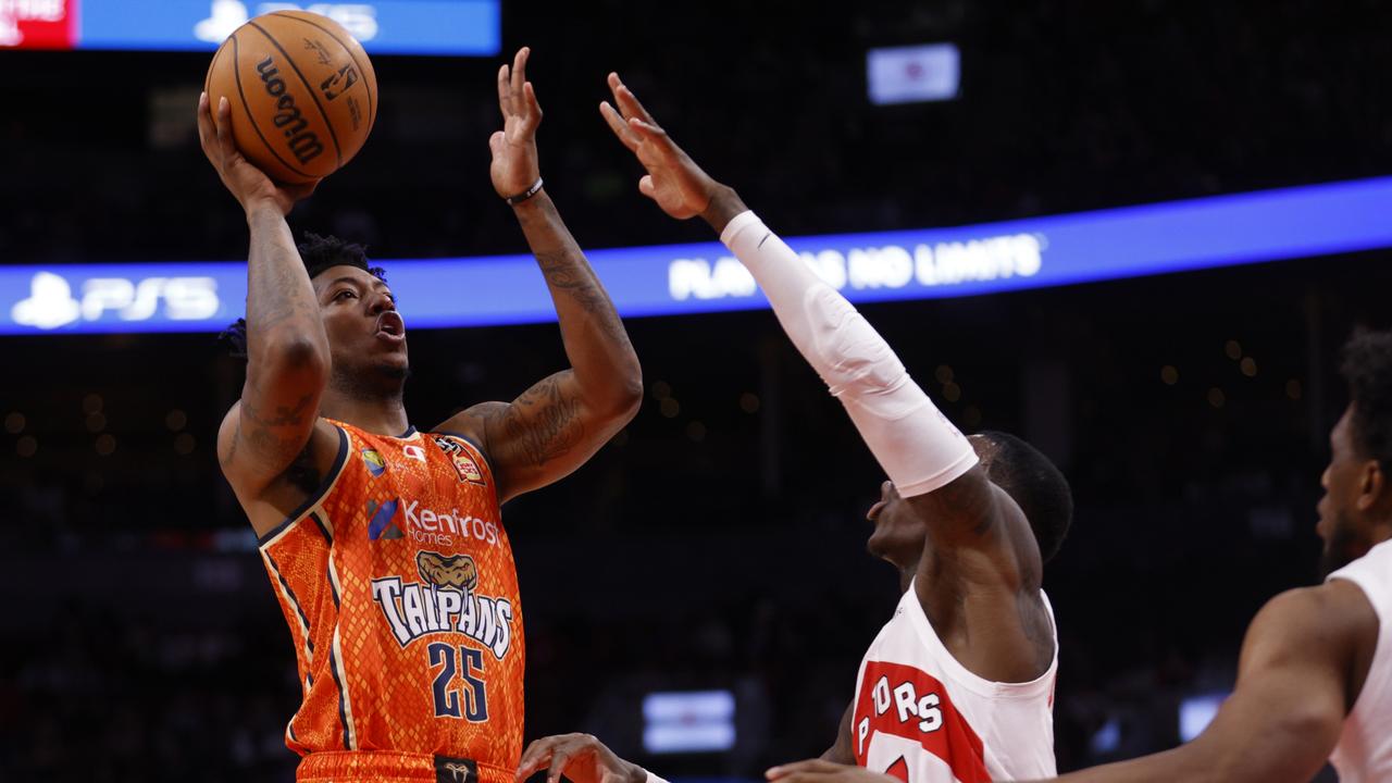 Elfrid Peyton was well-timed one-day signing for the understrength Cairns Taipans for the game against the Raptors. Picture: Cole Burston/Getty Images