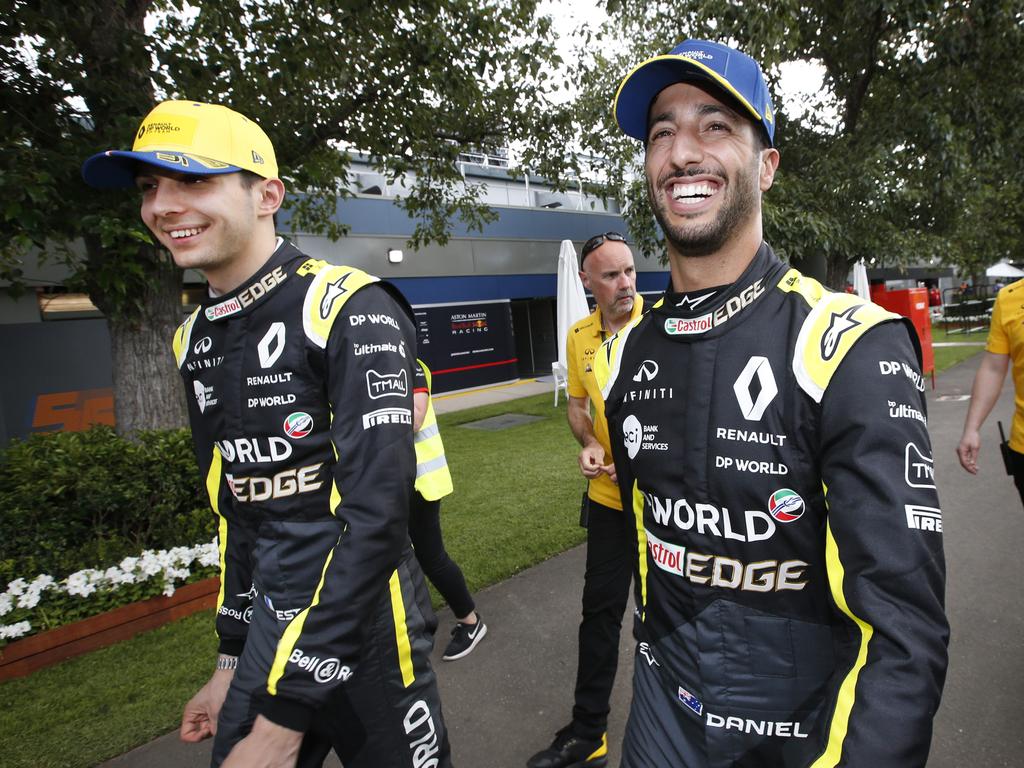 Daniel Ricciardo is teaching Esteban Ocon a thing or two in 2020.