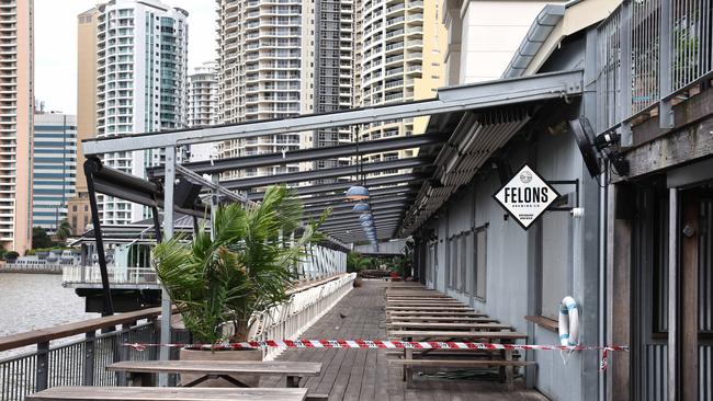 Easy to get a table at Howard Smith Wharves. Picture: David Clark