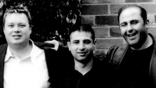 Carl Williams, Veniamin and Tony Mokbel in a picture of underworld who’s who. Picture: Supplied