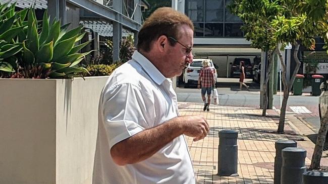 Kent Paul Scarborough leaves Southport Courthouse to hop into a waiting car on November 15, 2019. Picture: Luke Mortimer