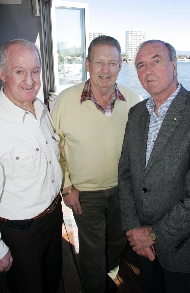 John Raper, Graeme Langlands and Reg Gasnier. Source: News Limited