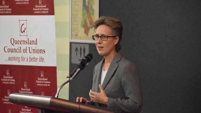 Australian Council of Trade Unions secretary Sally McManus said she feared casualisation of the mining industry led to more safety issues. Picture: Matthew Forrest
