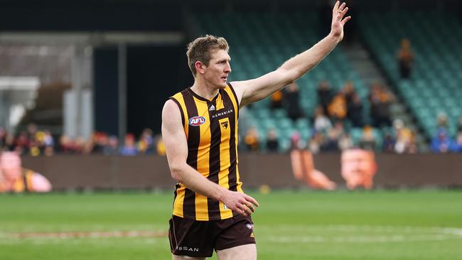 Ben McEvoy has retired after 252 AFL games. (Photo by Mark Metcalfe/AFL Photos/via Getty Images)