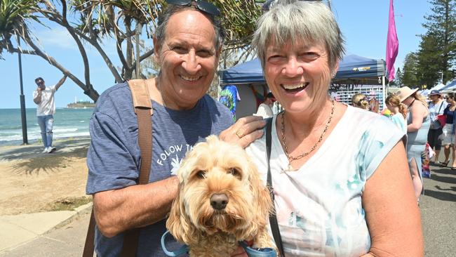 Nelson Centurion and Melaney Mitchell at the Mooloolaba Foreshore Festival. Picture: Tegan Annett