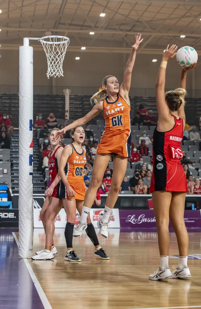 QUT defender Lily Gribble is set to shine in the Sapphire Series this year. Photo: supplied