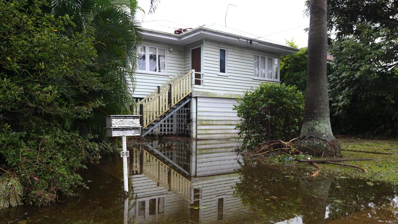 The clean up begins after rain fell all day Sunday. Picture David Clark