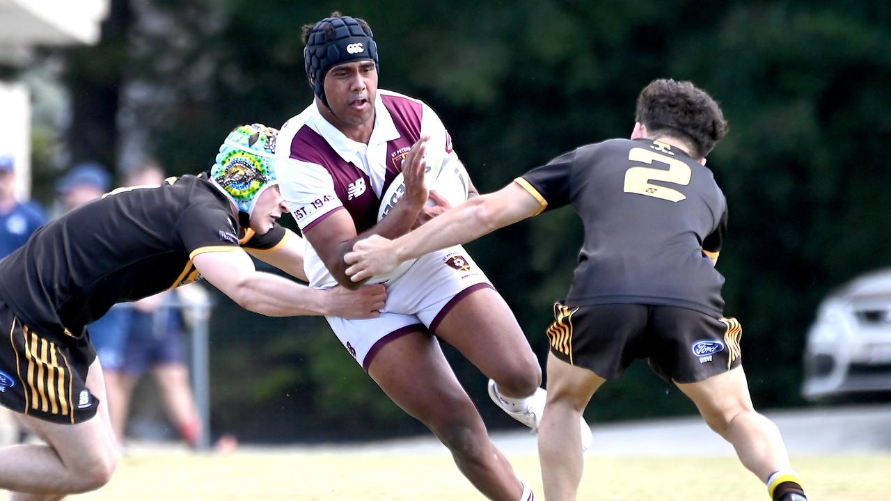 St Peter’s in a Second XIII game. Picture, John Gass