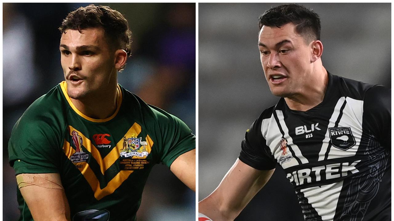 Nathan Cleary and Joey Manu