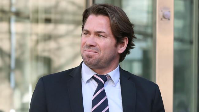 Former AFL player Shannon Grant was convicted of domestic violence against his former partner. It included physical violence, as well as trying to control who she saw and what she did. Picture: David Crosling