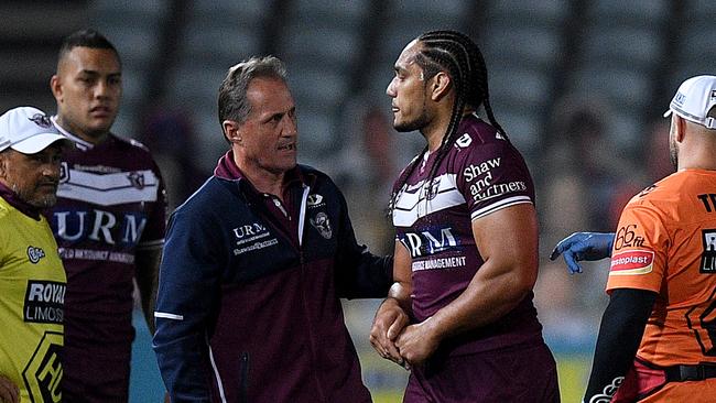 Martin Taupau has been named to return for Manly this week. Picture: AAP