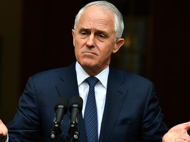 Prime Minister Malcolm Turnbull at a press conference at Parliament House in Canberra, Thursday, August 23, 2018. (AAP Image/Mick Tsikas) NO ARCHIVING