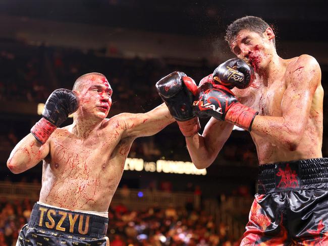 Can Tim Tszyu clinch the IBF world title on Sunday. Picture: Getty Images