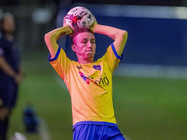 Simpson in action for Broadbeach in last season’s Premier League grand final. Picture: Jerad Williams