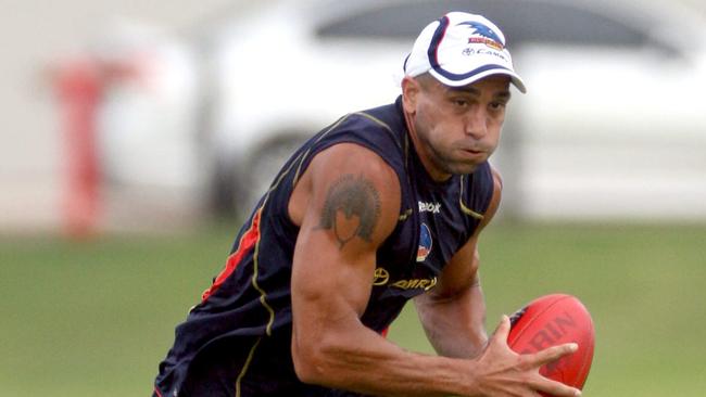 Andrew McLeod in his playing days at the Crows.