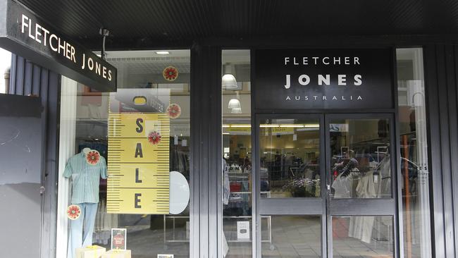 The same daggy reputation plagued Fletcher Jones — the home of viyella work shirts and tailored trousers.