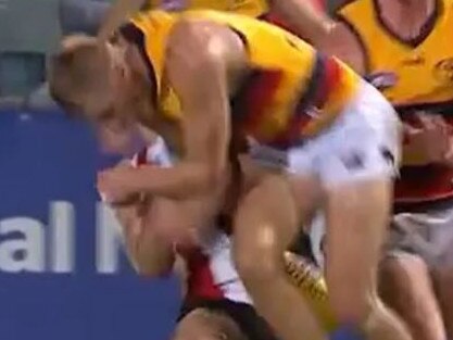 David Mackay's bump on Hunter Clark