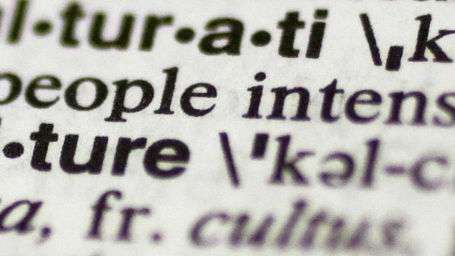 This Tuesday, Dec. 9, 2014 photo shows the word "culture" in the Merriam-Webster's Collegiate Dictionary, in New York. Merriam-Webster has named "culture" its 2014 word of the year. (AP Photo/Richard Drew)