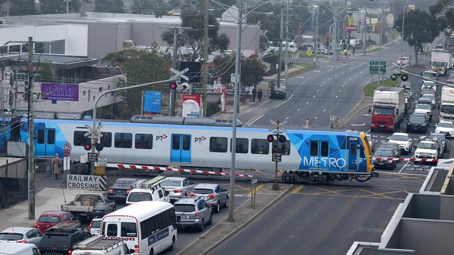 The Bell St train station and Bell level crossing will be addressed. Picture: George Salpigtidis