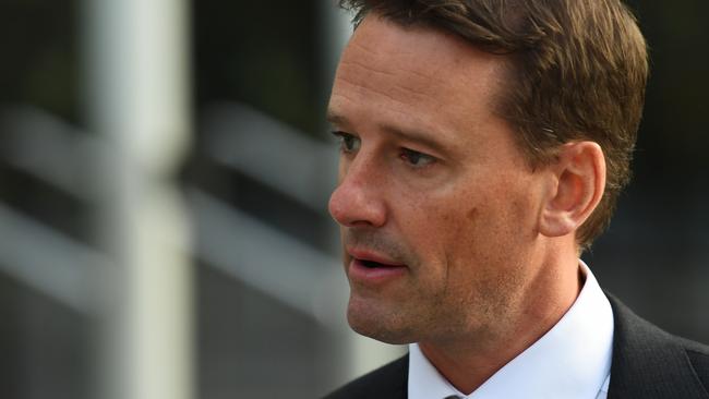 Former NAB wealth executive general manager Paul Carter is undergoing a second day of question at the financial services royal commission. Picture: AAP