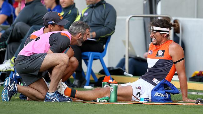 Ryan Griffen will miss 10 weeks with an ankle injury. Picture: Sam Rosewarne