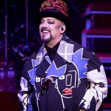 Boy George rocked out Sydney on Friday night. Picture: Instagram / Super Aware Theatre / Aaron Leslie