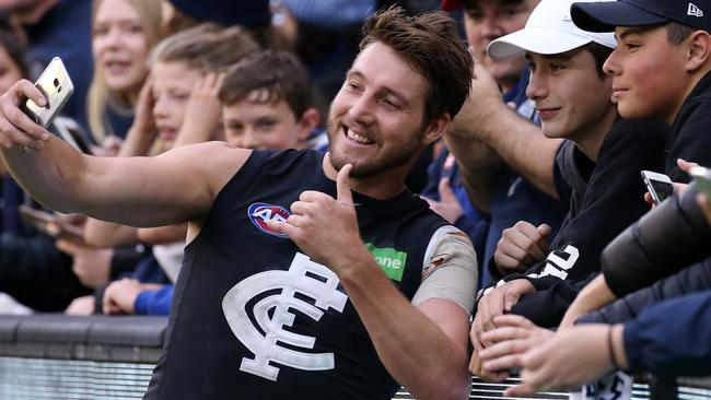 Spending big bucks on free agent Dale Thomas was a very Carltony thing to do. Picture: George Salpigtidis