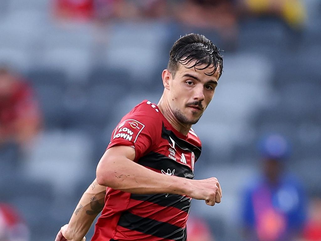 Nicolas Milanovic was brilliant for the Wanderers. Photo: Brendon Thorne/Getty Images.