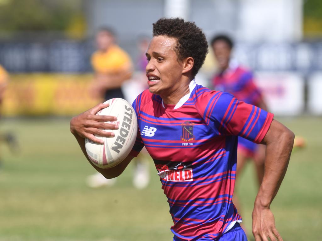 Aaron Payne Cup at Jack Manski Oval. Holy Spirit against St Augustine College. Saints' Rhys Woolcott. Picture: Evan Morgan