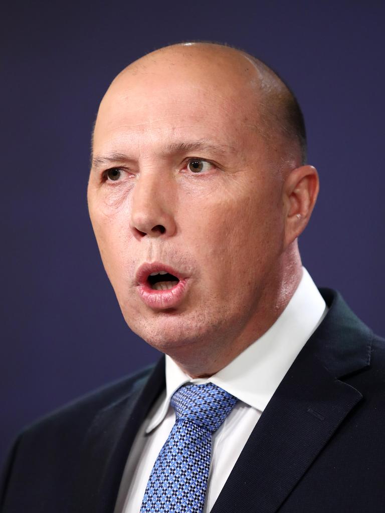 Home Affairs Peter Dutton is also at risk. Picture: Cameron Spencer/Getty Images