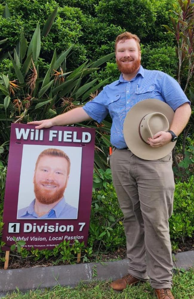 Will Field, Division 7 councillor candidate for Rockhampton Regional Council.