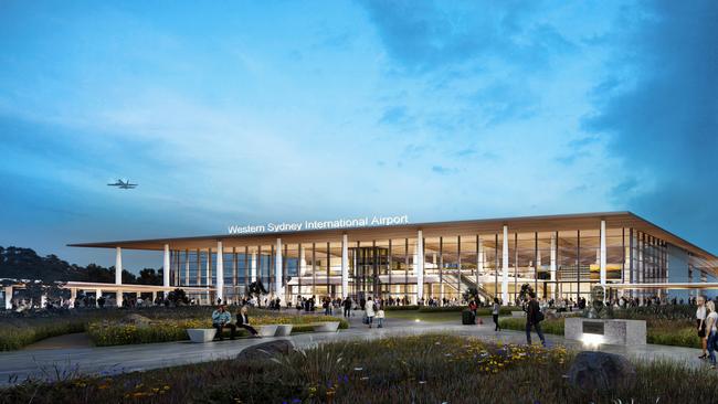 Western Sydney Airport is due to open in 2026 and has already put in measures to reduce noise on the ground. Picture: Supplied