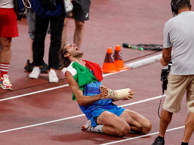 Pure elation. Picture: Odd Andersen/AFP