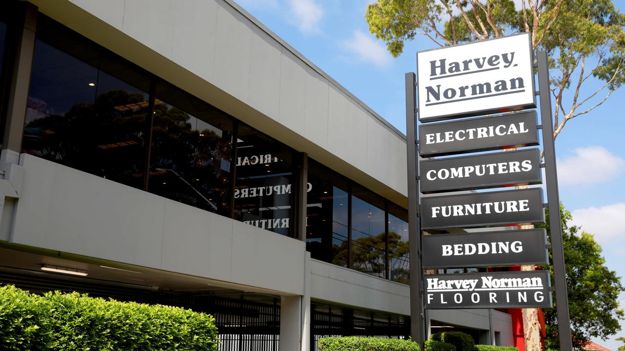 Sales at Harvey Norman’s local franchisees fell 1.8 per cent. Picture: Angelo Velardo/AAP