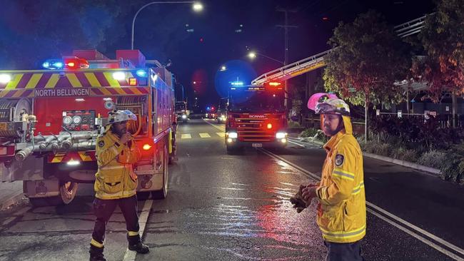 A fire tore through Diggers Tavern in Bellingen around 2am on Tuesday, October 8.