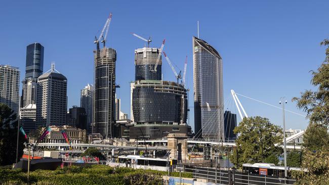 Work on the $3.6bn Casino Queens Wharf.