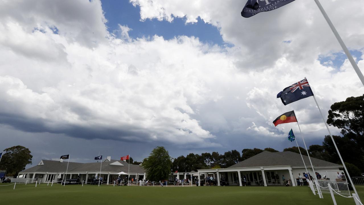 Australian Open was suspended on both courses due to dangerous conditions. (Photo by Darrian Traynor/Getty Images)