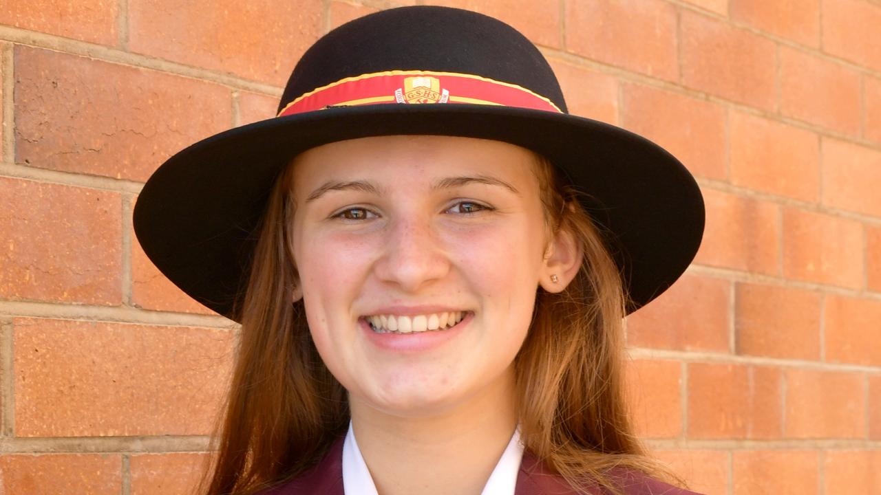 2019 OP1 Gympie student Amelia McDermott.