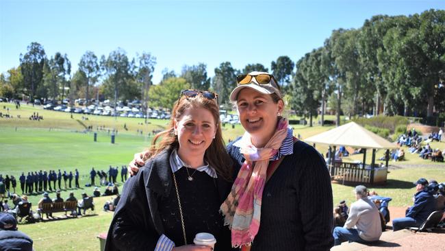 Leisl Walker and Eliza Lawrie at Grammar Downlands Day, Saturday, August 19, 2023. Picture: Peta McEachern