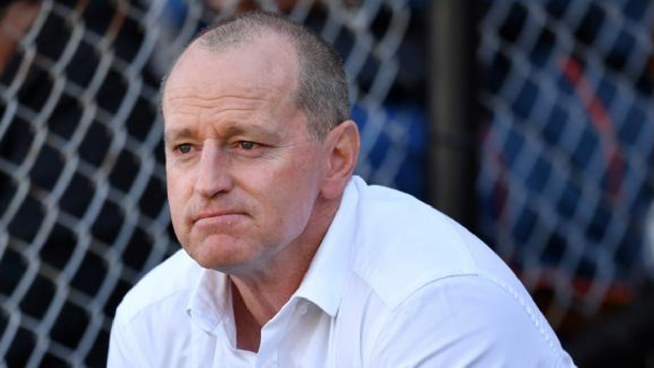 Wests Tigers coach Michael Maguire denies being tapped on the shoulder. Picture: Gregg Porteous/NRL Photos