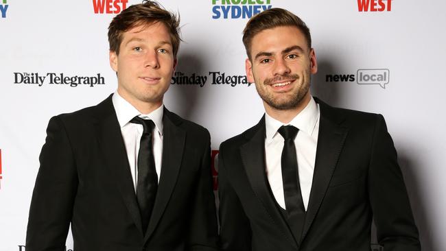 Toby Greene hopes teammate Stephen Coniglio will stay at the Giants. Picture: Jonathan Ng