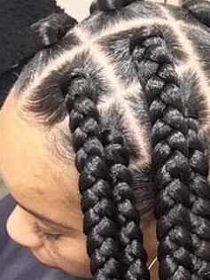 Florance Rugato's business is the only hair braiding service in the South Burnett.