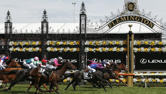 Vow And Declare hung on in a thrilling finish to the Melbourne Cup. Picture: Getty Images