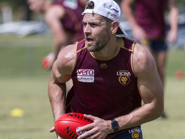 Luke Hodge will give the young Lions leadership and direction. Picture: AAP